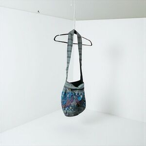 Tribe Azure Blue and yellow Women's Hobo Bag large purse